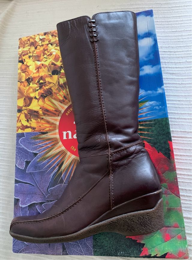 Bota alta mujer NATURE marrón