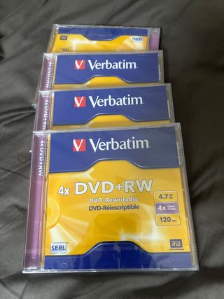 Verbatim 4x DVD+RW (4 unidades)