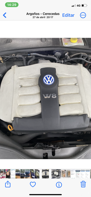 Volkswagen Passat w-8 automático 275HP ,cuero 4x4 