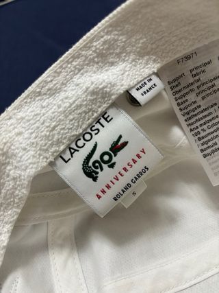 Gorra Lacoste Roland Garros Edición Limitada
