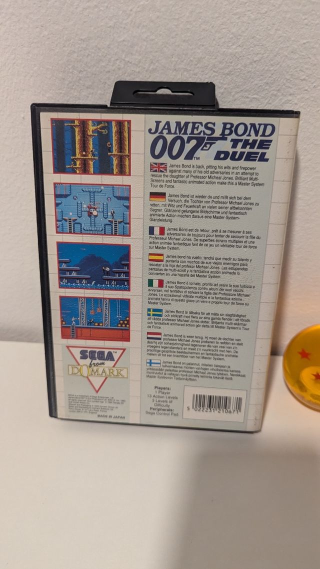 James Bond 007 O Duelo Sega Master System