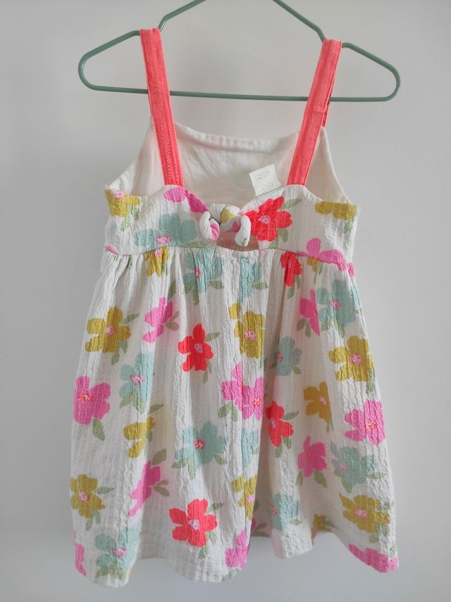 Lote 3 Ropa Niña T4-5: 2 Vestidos y Mono