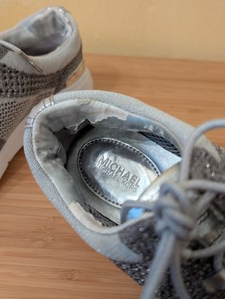 Zapatillas Michael Kors plateadas