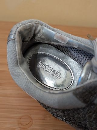 Zapatillas Michael Kors plateadas
