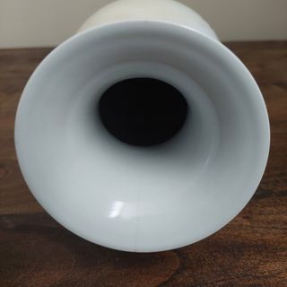 Jarrón porcelana china pavo real Qianlong