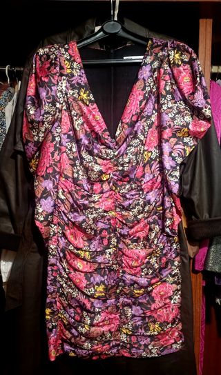 Vestido floral manga abullonada #bohochic  #boho