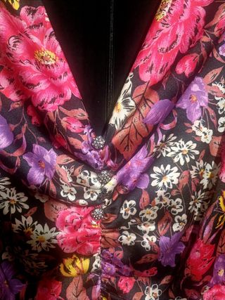 Vestido floral manga abullonada #bohochic  #boho