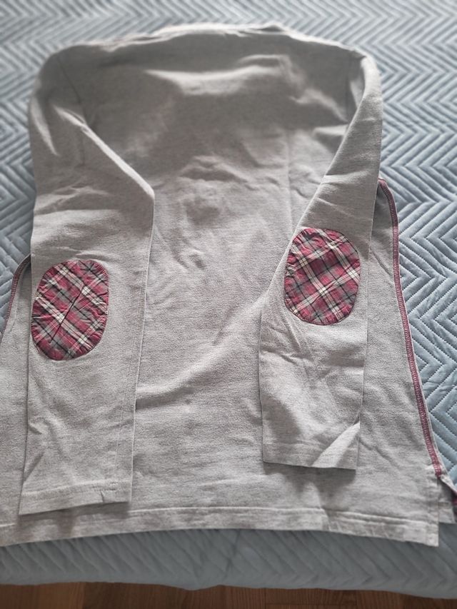 Camiseta/polo Tommy Hilfiger Gris Talla L mujer.