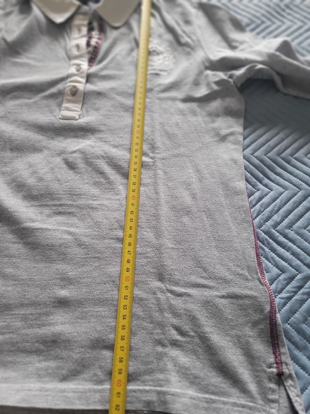 Camiseta/polo Tommy Hilfiger Gris Talla L mujer.