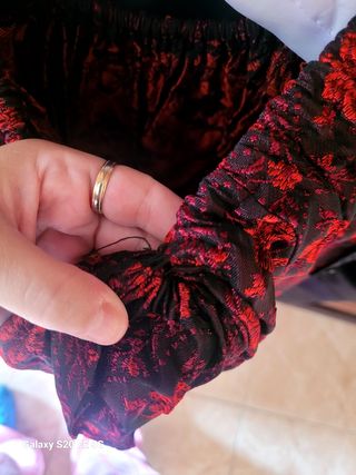 Traje de Baturra niña Negro y Rojo