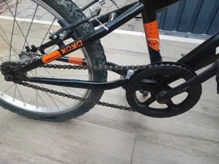 Bicicleta Denbike 20 Negra y Naranja