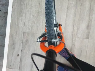 Bicicleta Denbike 20 Negra y Naranja