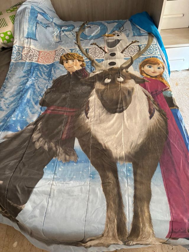 Coperta Frozen Olaf Kristoff Anna