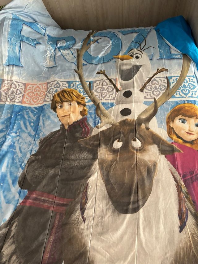 Coperta Frozen Olaf Kristoff Anna
