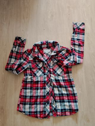 Camisa cuadros mujer multicolor