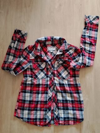Camisa cuadros mujer multicolor