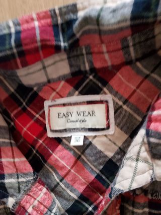 Camisa cuadros mujer multicolor