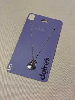 Collar Claire's con inicial A