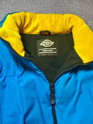 Chaqueta reversible Dickies azul y amarilla
