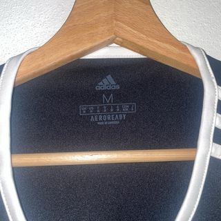 Maglietta Adidas maniche corte nera e bianca