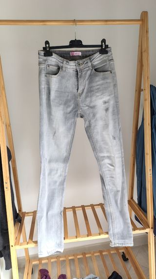 Pantaloni denim grigio Vertigo