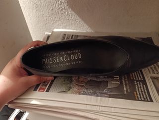 Zapatos de piel negros Musse & Cloud sin usar. 