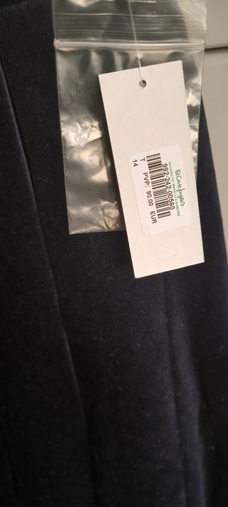 Vestido elegante niña con etiqueta 