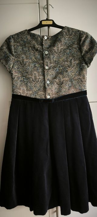 Vestido elegante niña con etiqueta 