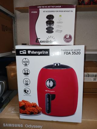 Freidora de Aire Orbegozo FDA 3520 Roja