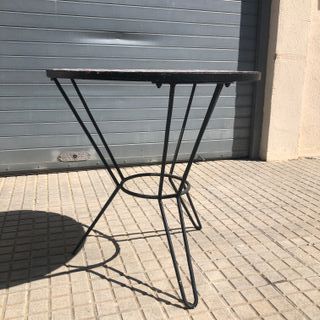 Mesa vintage gresite mosaico cerámica