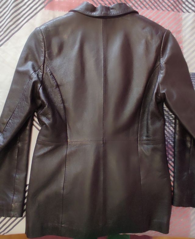 Chaqueta de cuero mujer Marrón formu@ jeans