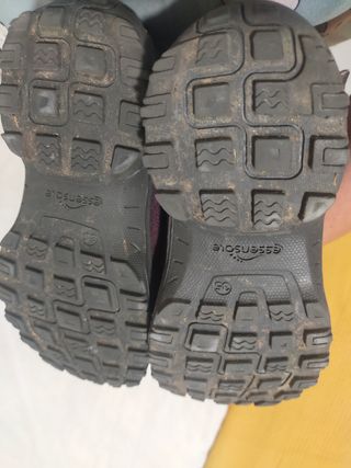 Botas de nieve Quechua mujer o niña rosa y morado