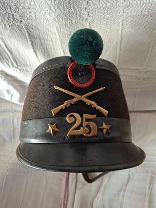 Shako fusileros principios siglo XX