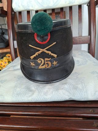 Shako fusileros principios siglo XX