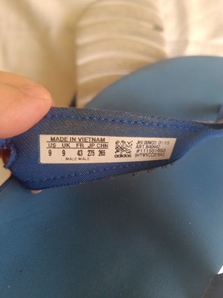 Chanclas Adidas Azul