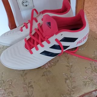 Adidas Predator Fútbol Sala Blanco y Rojo 