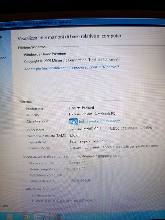 Notebook HP Pavilion dm1 - 1010 el