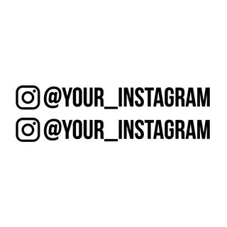 Pegatinas Instagram personalizables.