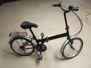 Bicicleta Plegable Negra, en PERFECTO ESTADO!!!