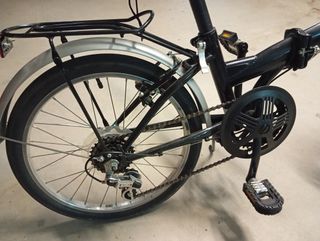 Bicicleta Plegable Negra, en PERFECTO ESTADO!!!