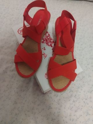 Sandalias Graceland Rojas Talla 38