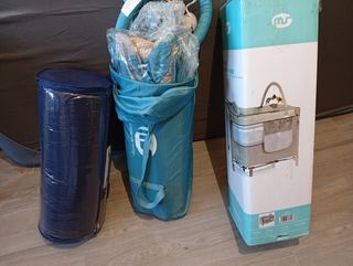 Cuna de viaje con colchón