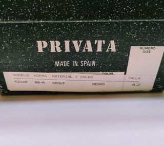 Zapatos de vestir hombre Privata burdeos, talla 41