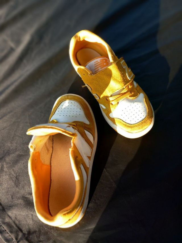 New Balance Scarpe Giallo Bianco Bambino