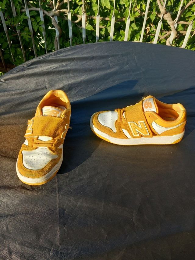 New Balance Scarpe Giallo Bianco Bambino