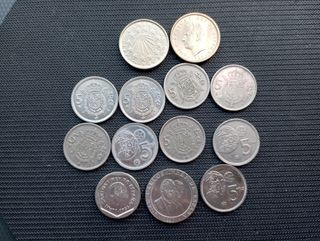 Lote 13 monedas variadas España