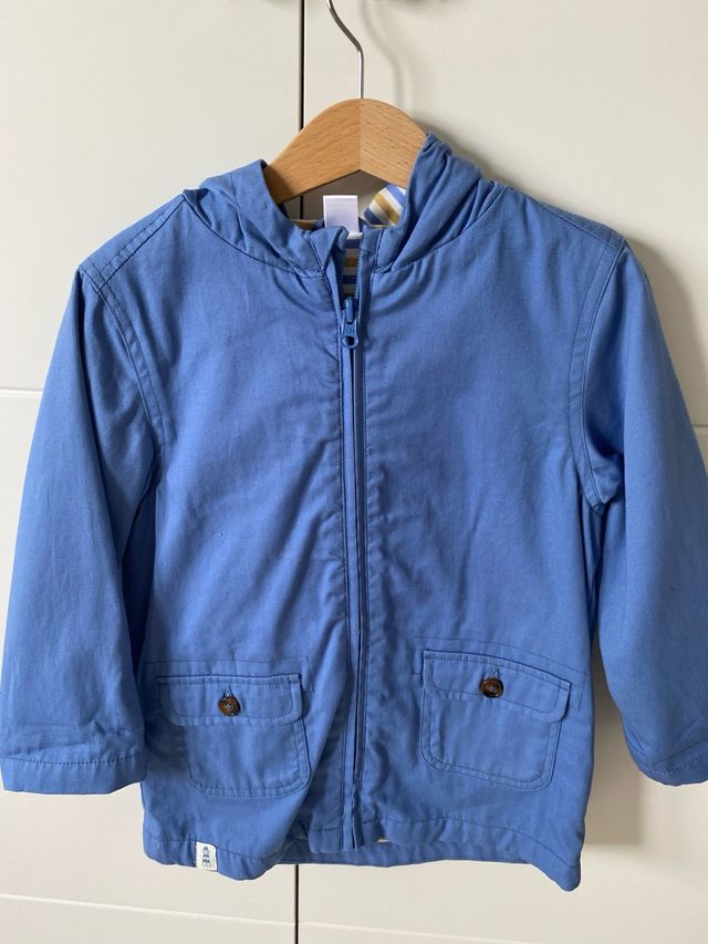 Chaqueta azul gabardina Tex 4 años