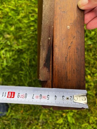 Caja de madera decorativa con candado