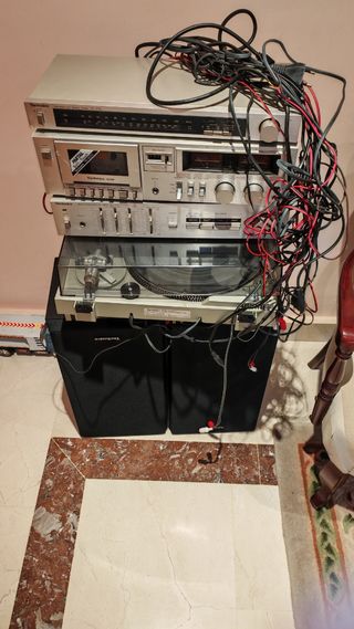 Equipo de música Technics completo