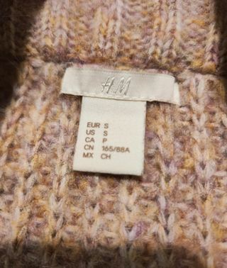 Jersey rosa invierno T.S/M